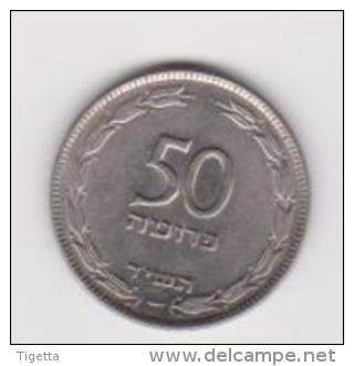 ISRAELE  50 PRUTAH  ANNO 1954 - Israele