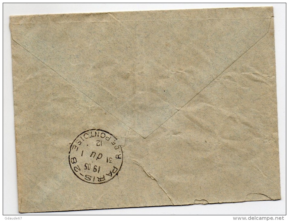 1912 - ENVELOPPE COMMERCIALE PNEUMATIQUE - SEMEUSE - Cartas & Documentos