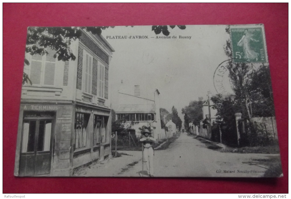 Cp Plateau D'avron Avenue De Rosny - Pierrefitte Sur Seine