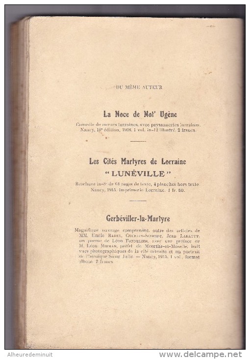 LES MONTS SACRES DE LA LORRAINE"Emile Badel"Excursions Et Souvenirs"Beauvoirs"Sion" Vaudémont"Nancy"Amance"Bo Uxières"To - Lorraine - Vosges