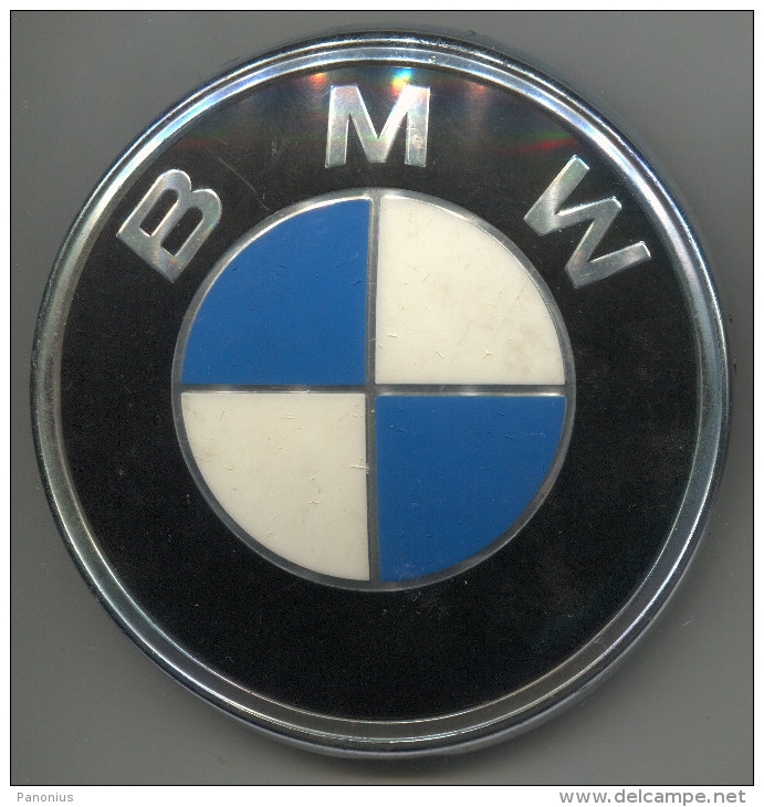 BMW - Car, Auto, Insignia, Emblem, Vintage Pin, Badge, Diameter: 85mm (used) - BMW