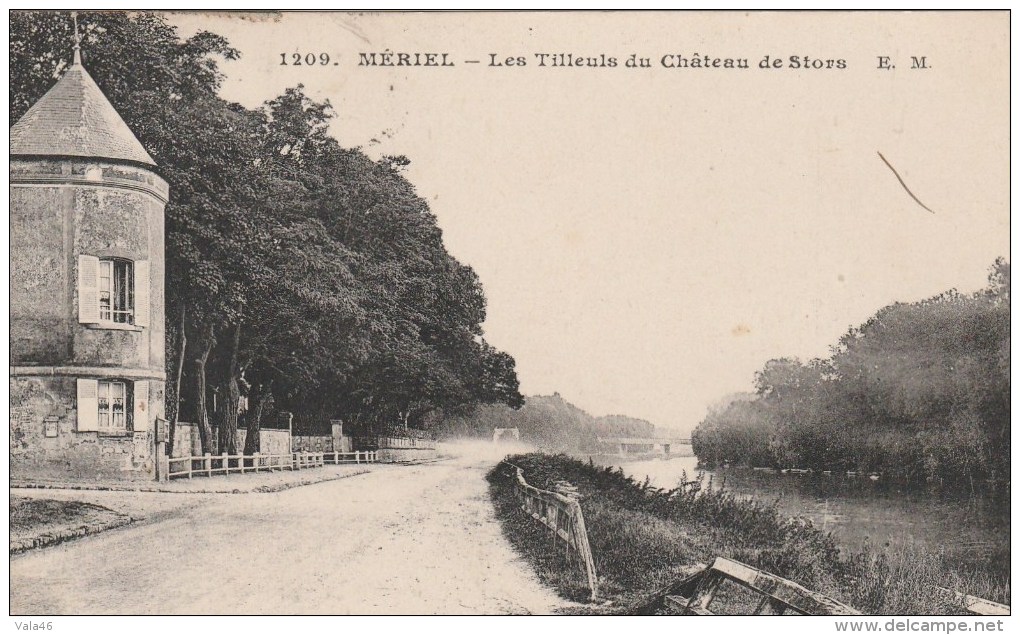 MERIEL (Val D'Oise) - Les Tilleuls Du Château De Stors - Meriel