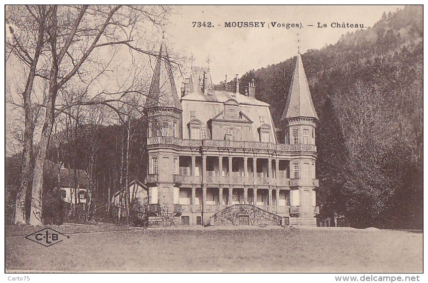 Moussey 88 -  Château - 1924 - Moussey