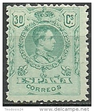 ESPAÑA 1909 ALFONSO XIII TIPO MEDALLON EDIFIL 275* - Ongebruikt