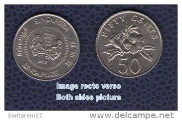 Singapour 1987 Pièce De Monnaie Coin Moeda Moneda 50 Cents De Dollar - Singapore