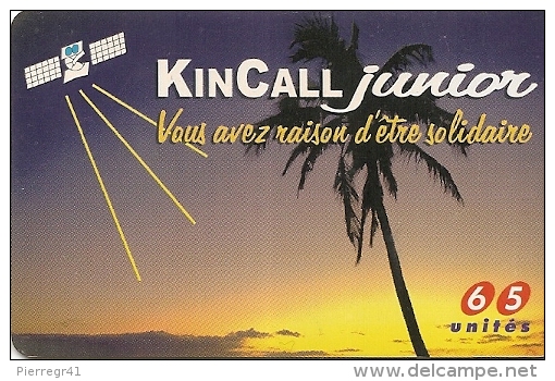 CARTE PREPAYEE-65U-KINCALL PLUS-30/04/01-PLASTIC GLACE-EPAIS-TB E - Autres & Non Classés