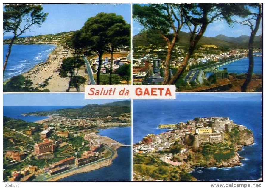 Saluti Da Gaeta - 1258-1 - Formato Grande Viaggiata - Latina