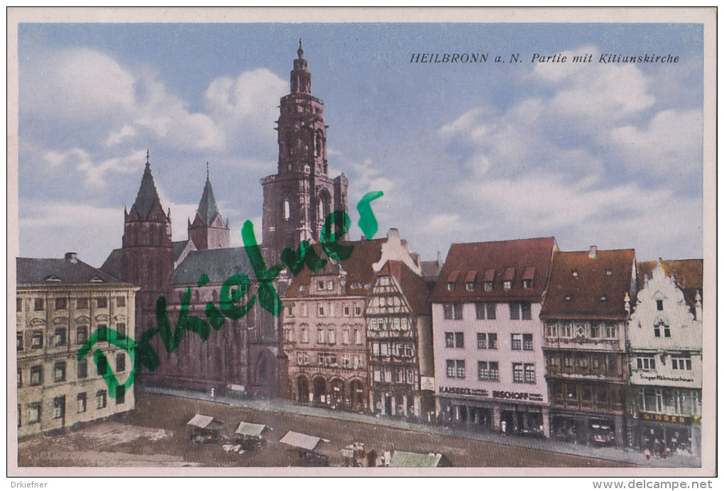 AK: Heilbronn, Marktplatz Mit Kilianskirche, Um 1925 - Heilbronn