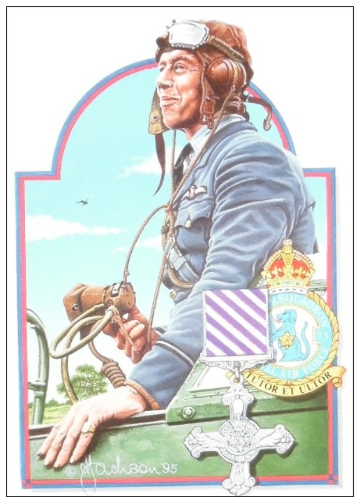 RAF ROYAL AIR FORCE WW2 ACES EDGAR JAMES KAIN 73 FIGHTER SQUADRON - 1939-1945: 2nd War