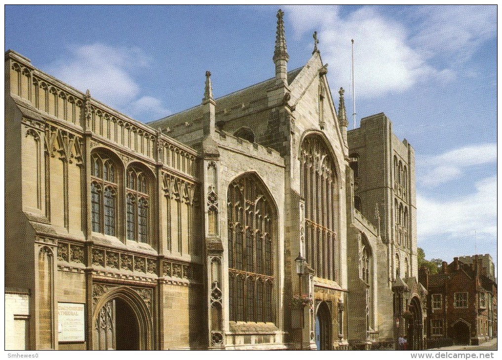 Postcard - Bury St. Edmunds St. Edmundsbury Cathedral, Suffolk. STED3 - Other & Unclassified