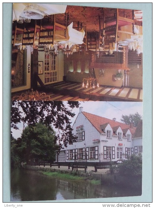 Restaurant " DE WATERMOLEN " Kasterlee ( Reclamekaart ) 014/556089 - Anno 19?? ( Zie Foto Details ) !! - Kasterlee