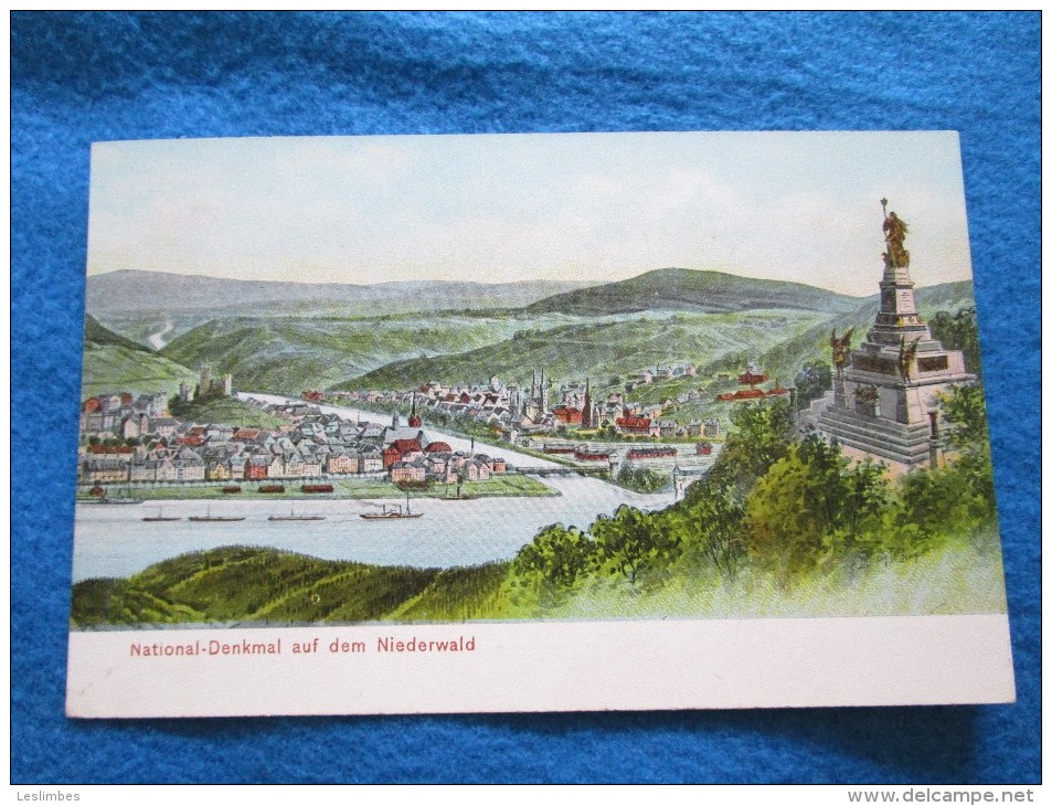 National Denkmal Auf Dem Niederwald. Verlag Von J.B. Hilsdorf, Bingen - Niederwald