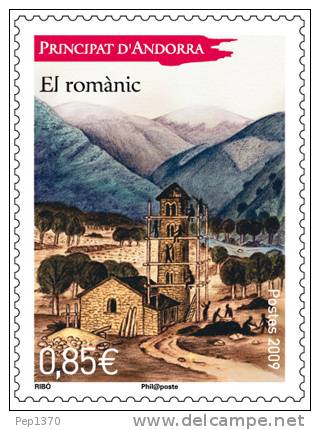 ANDORRA FRANCESA 2009 - EL ROMANIC - 1 SELLO - Ungebraucht