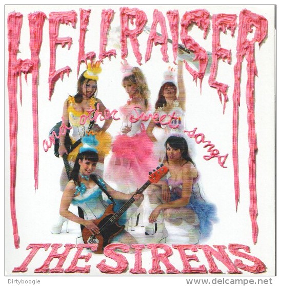 The SIRENS - Hellraiser And Other Sweet Songs - EP - WIPED OUT RECORDS - The SWEET - GLAM - Rock