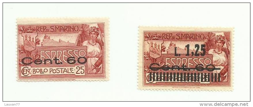 Saint-Marin Express N°3, 6 Neufs  ( N°6 Sans Gomme Et Sans Charnière) Côte 1.60 Euros - Timbres Express