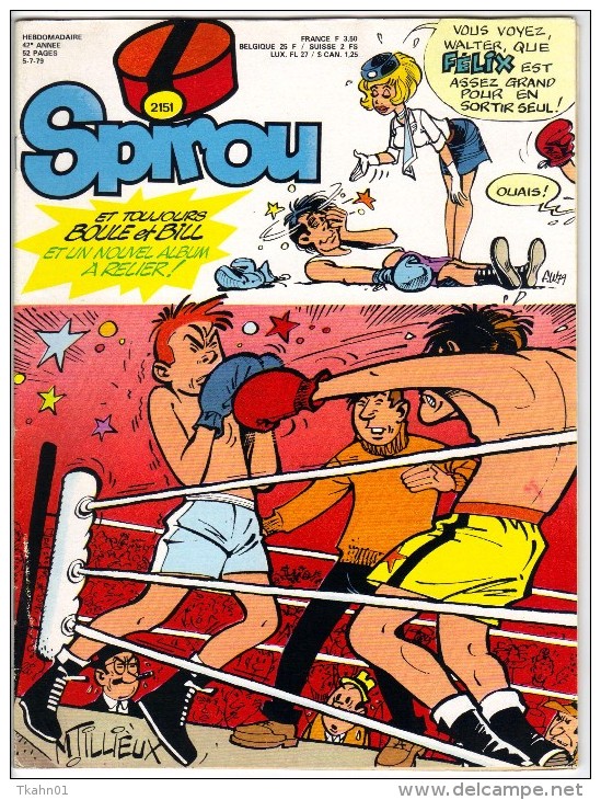 SPIROU N° 2151 DE 1979  COMPLET - Spirou Magazine