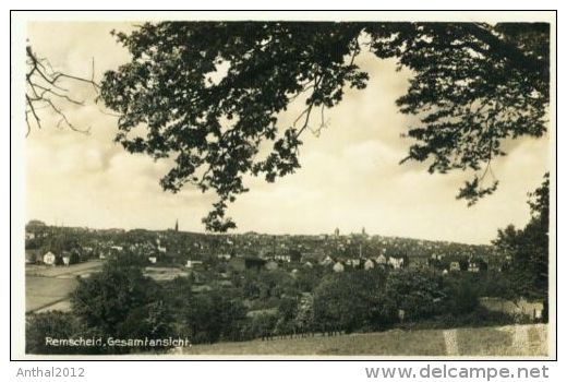 Remscheid Gesamtansicht 30.4.1939 Von Wuppertal Elberfeld N. Gelsenkirchen - Remscheid