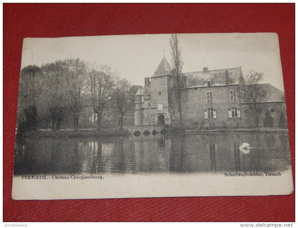 TERNAT -  TERNATH -  Kasteel  Crucquenbourg  -  Château  Crucquenbourg  -   1903  -   ( 2 Scans) - Ternat