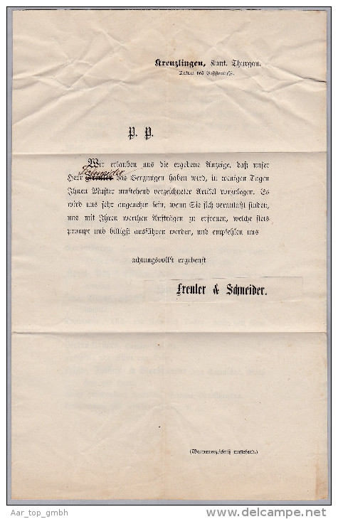 Heimat GR DAVOS DÖRFLI 1874-02-15 Brief Nach Maienfeld - Lettres & Documents