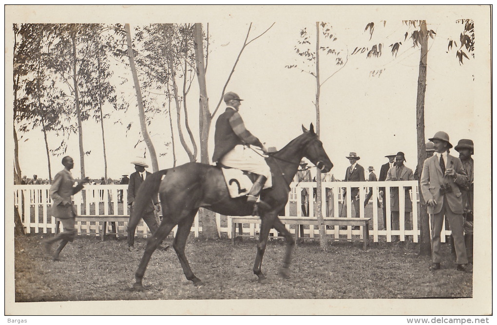 Carte Photo Lagos Nigeria Course De Chevaux Hippodrome - Nigeria