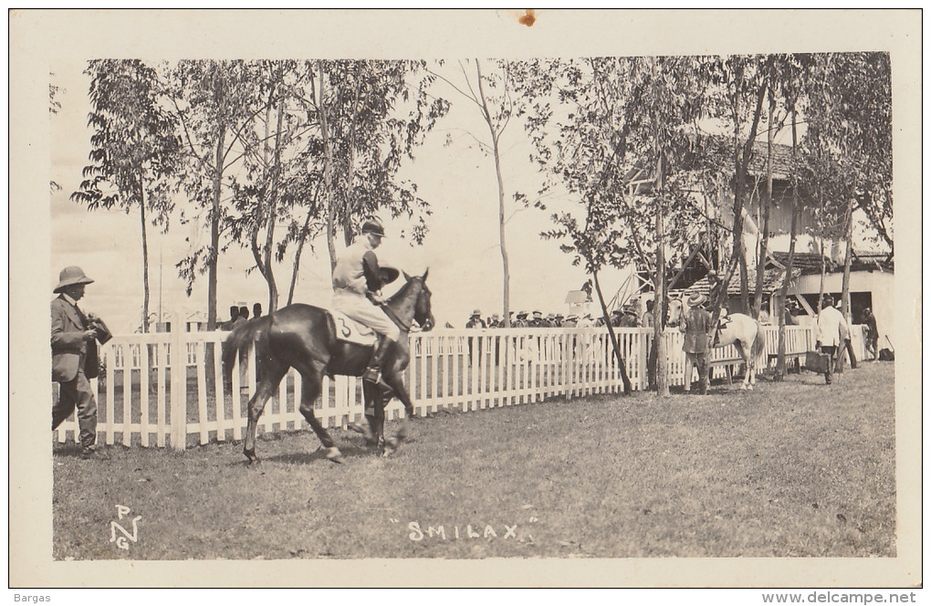 Carte Photo Lagos Nigeria Course De Chevaux Hippodrome - Nigeria