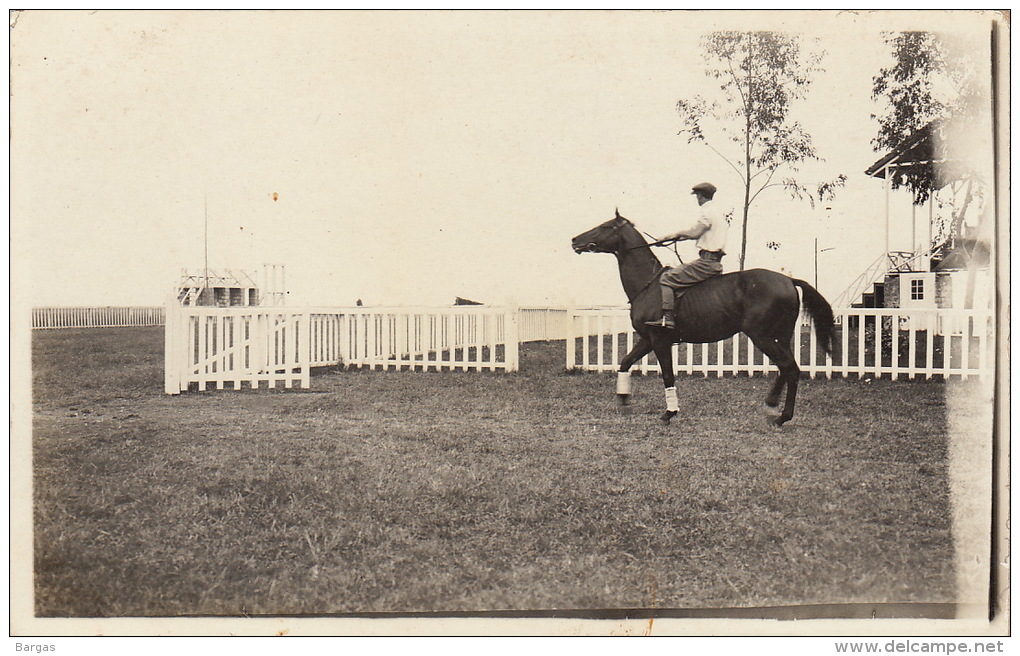 Carte Photo Lagos Nigeria Course De Chevaux Hippodrome - Nigeria