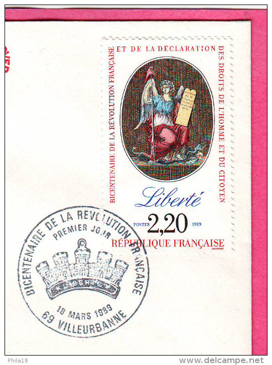 ENVELOPPE  CNEP N° 10 Et 11  Du SALON PHILATELIQUE DE LYON 1989 GUIGNOL BLASON  BLOC SURCHARGE Enveloppes - CNEP