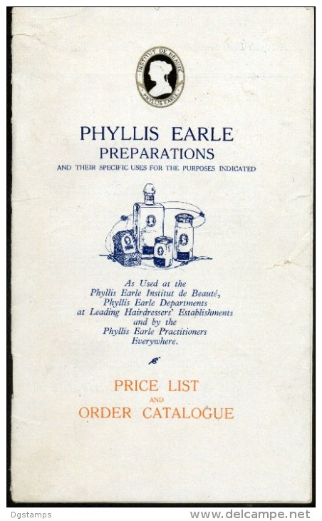 England 1920´s. PHYLLIS Earle Catalogo Y Lista De Precios. 6 Scan. See Description. - Kataloge