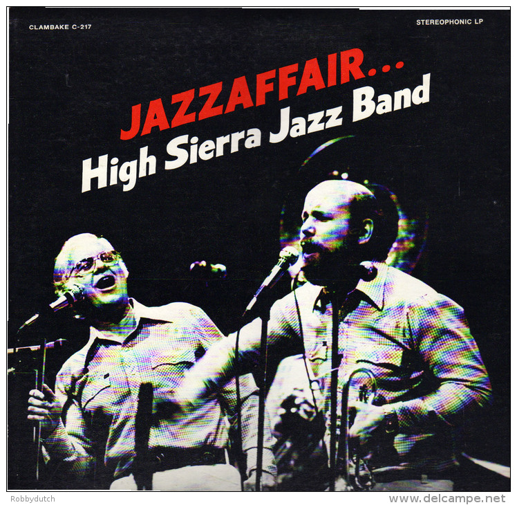 * LP *  HIGH SIERRA JAZZ BAND - JAZZAFFAIR (handsigned By Earl McKee)(USA 1980 EX!!!) - Autogramme