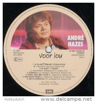 * LP *  ANDRE HAZES - VOOR JOU (Holland 1983) - Other - Dutch Music