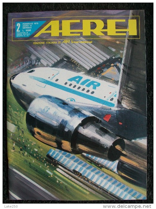 AEREI -  FEBBRAIO 1975 - BREDA 88 LINCE,ALPHA JET,FW 189 - Motoren