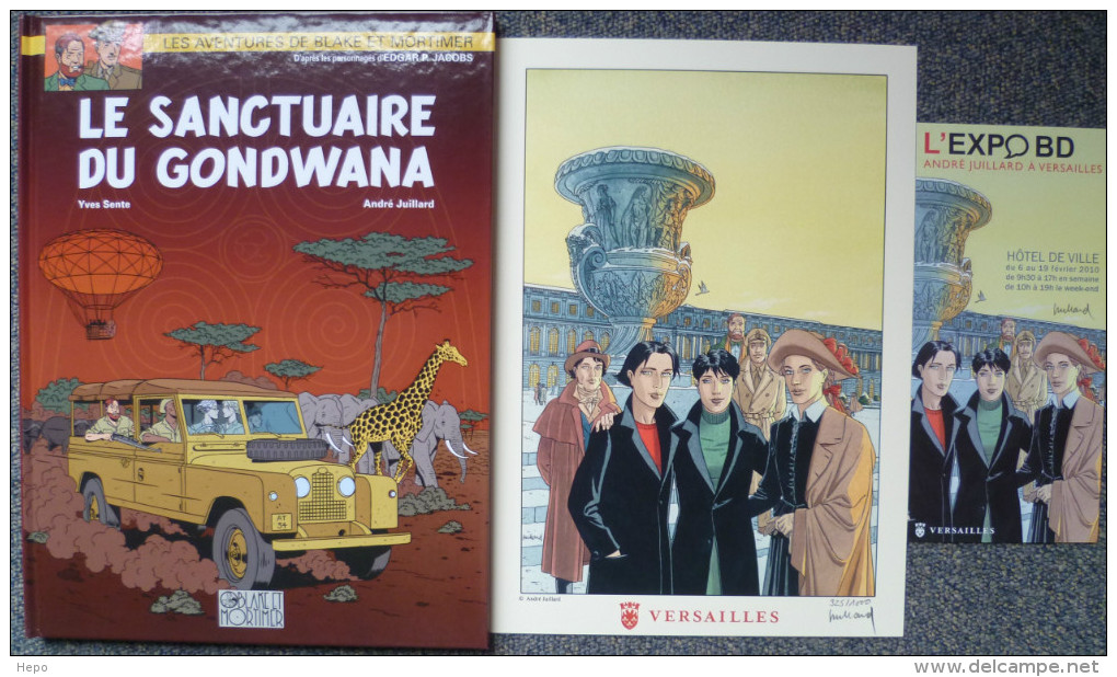 Juillard - Blake Et Mortimer - Le Sanctuaire Du Gondawa - BD EO Tirage Luxe - Tirages De Tête