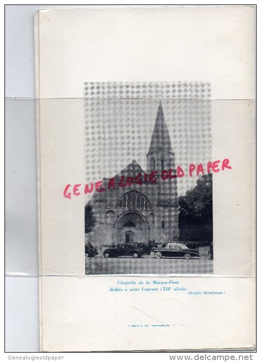 86 -  MONTMORILLON - BROCHURE TOURISTIQUE- 1969- + LETTRE SYNDICAT INITIATIVE E. LAFOND - Poitou-Charentes