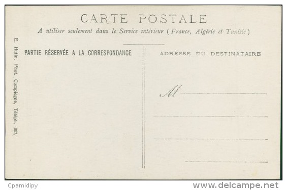 CYCLISME / Carte Glacée - Homme En Costume Avec Belle Bicyclette / Compiègne Oise Breton - Cycling