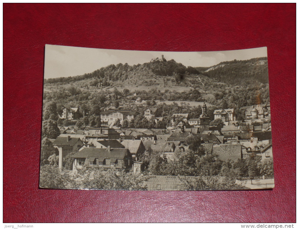 1966 Bad Blankenburg Thüringen Thüringer Wald Burg Castle Gebraucht Used Germany Postkarte Postcard - Bad Blankenburg