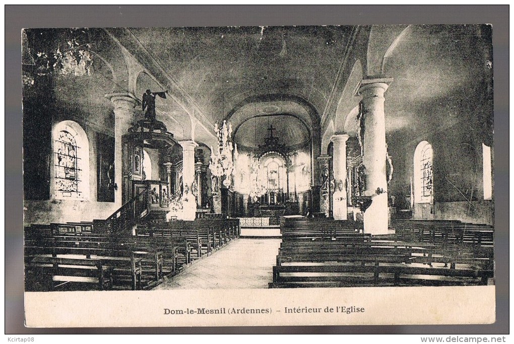 DOM - LE - MESNIL . Intérieur De L'Eglise . - Autres & Non Classés