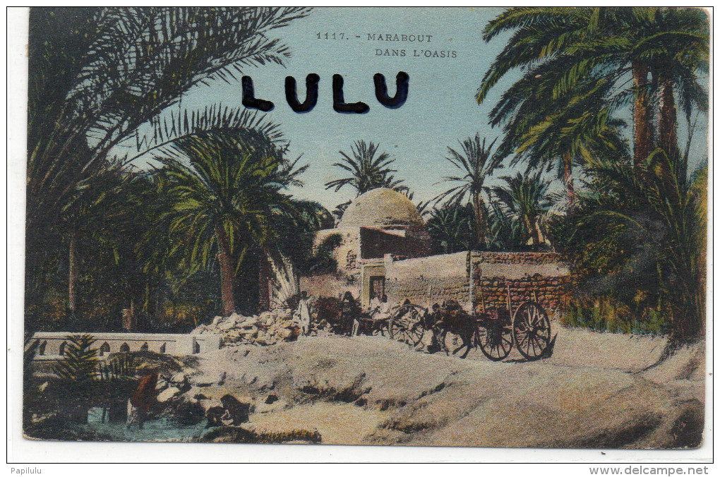 TUNISIE ; Marabout Dans L Oasis ( Oasis De Tozeur 2 Scans ) - Tunisia