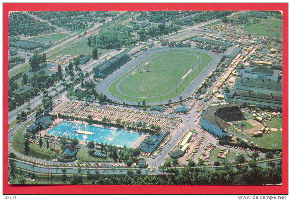 159959 / Quebec &gt; Trois-Rivières - PARC DE L'EXPOSITION Swimming Pool, Baseball Field - USED " CODE POSTA " -  CANADA - Trois-Rivières