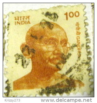 India 1991 Gandhi 1.00r - Used - Used Stamps