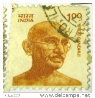 India 1991 Gandhi 1.00r - Used - Used Stamps