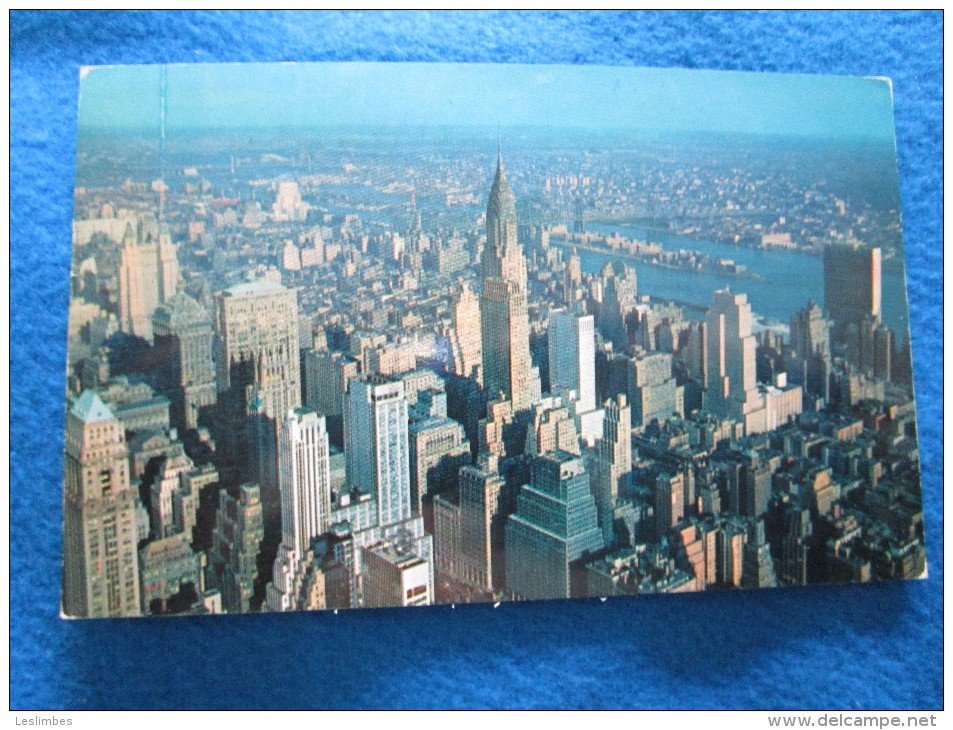 Looking Northeast From Empire State Building Observatory. Manhattan Post Card Pub. Co. MP142. Voyage 1959 - Multi-vues, Vues Panoramiques