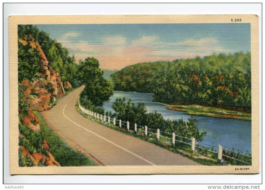 OE2/ 1940 Curtis Teich River Series To Topeka Kansas - American Roadside