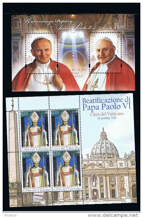 2014 - VATICAN - VATICANO - VATIKAN - D41V - MNH  SET OF 6 STAMPS ** - Nuevos