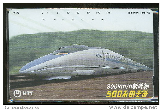 Locomotive TGV Télécarte Japon High Speed Train Phonecard Japan - Trains