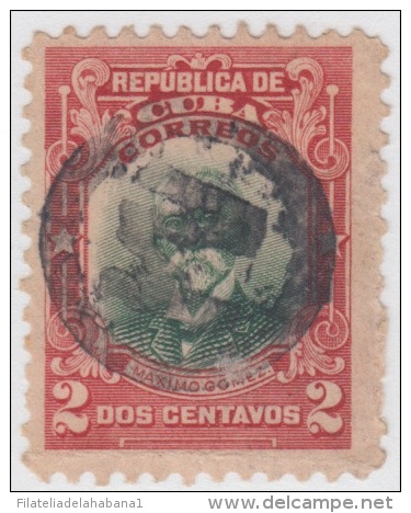 1910-45. CUBA. REPUBLICA. Ed.182. 2c. MAXIMO GOMEZ. MARCA POSTAL M FANCY. - Neufs