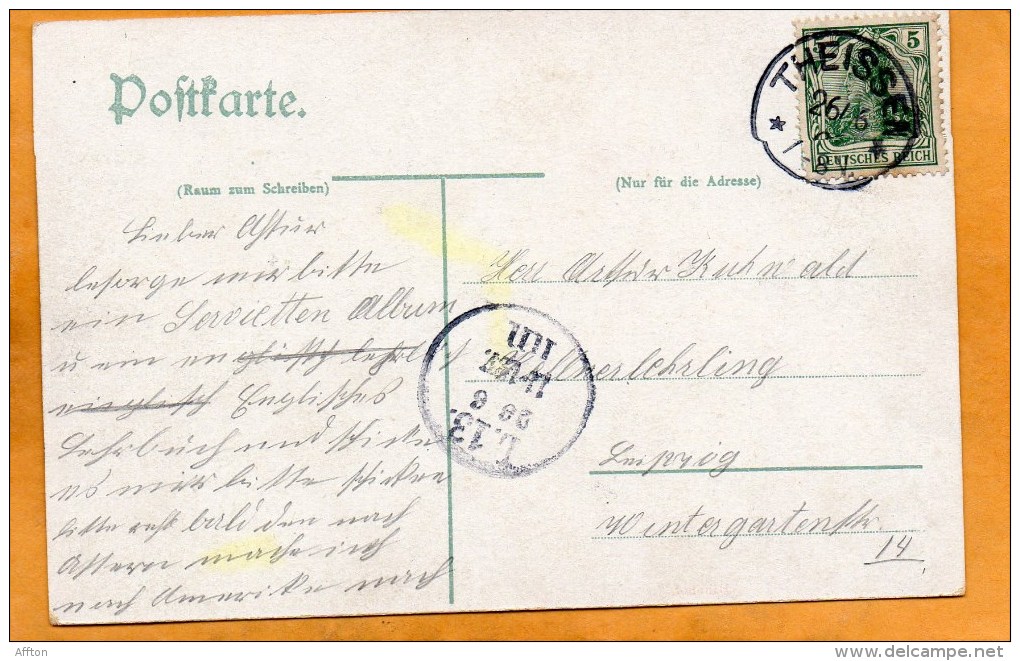 Theissen Bahnhof Zeitzer Paraffin U. Solarol Fabrik 1905 Postcard - Sonstige & Ohne Zuordnung