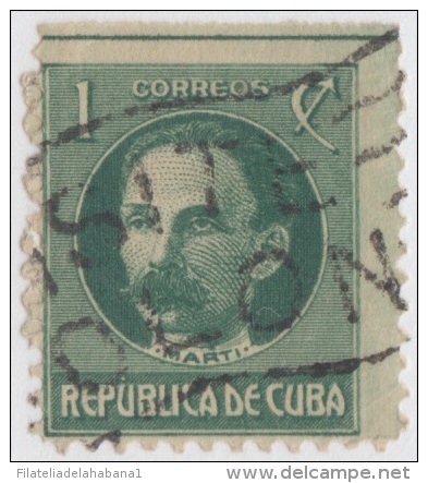 1917-134. CUBA. REPUBLICA. 1917. PATRIOTAS. 1c. JOSE MARTI. MARCA POSTAL :  VISITE COLON. - Ongebruikt