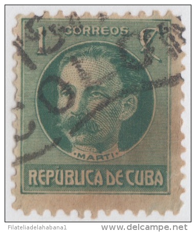 1917-135. CUBA. REPUBLICA. 1917. PATRIOTAS. 1c. JOSE MARTI. MARCA POSTAL :  VISITE COLON. - Neufs