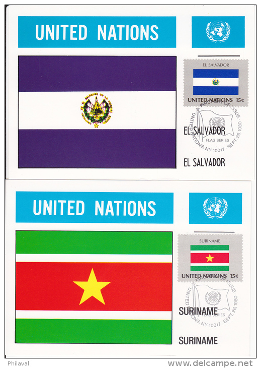 32 Cartes 10 X 15 / UNITED NATIONS - NATIONS UNIES