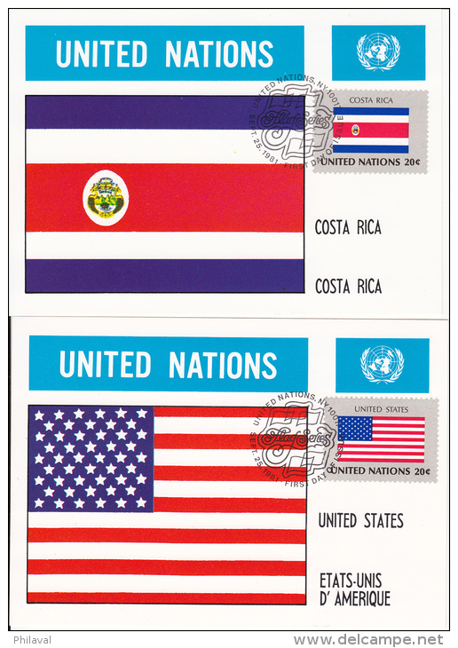 32 Cartes 10 X 15 / UNITED NATIONS - NATIONS UNIES